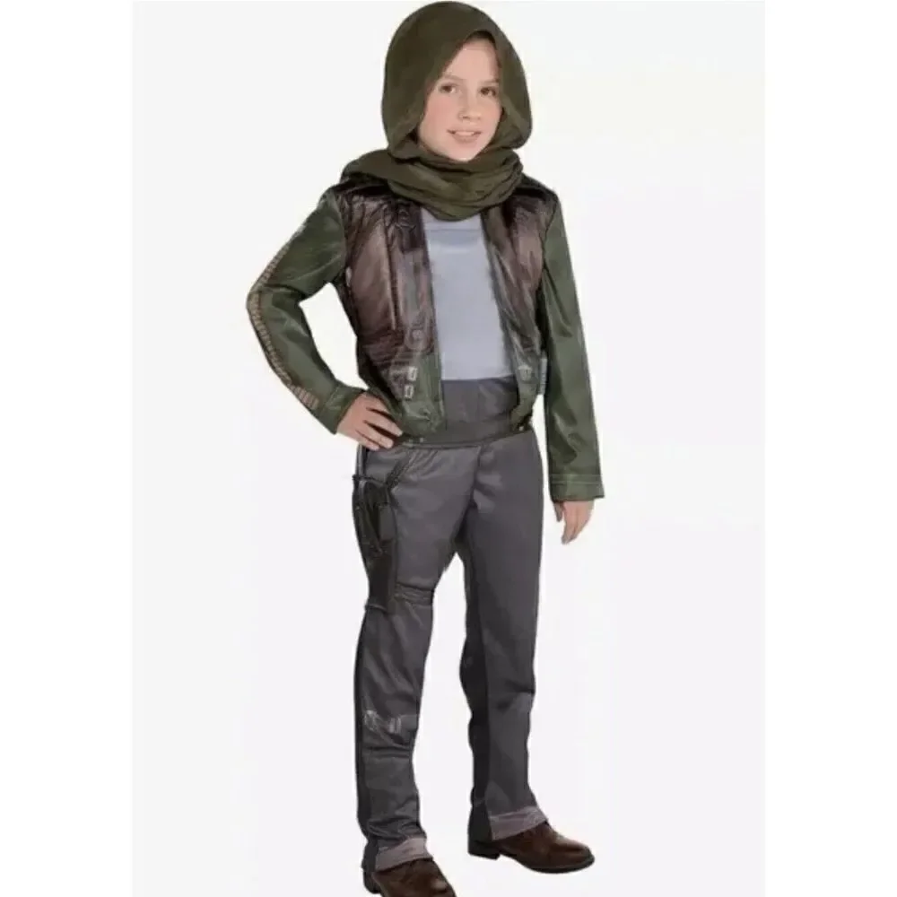 Disney Star Wars Rogue One Jyn Erso Costume Halloween Jedi Child Size 8/10